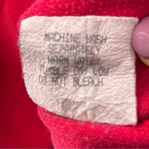 Vintage 80's/90's GUESS SPORT Streetwear USA Velour Baggy Sweatshirt XL - Picture 8 of 8